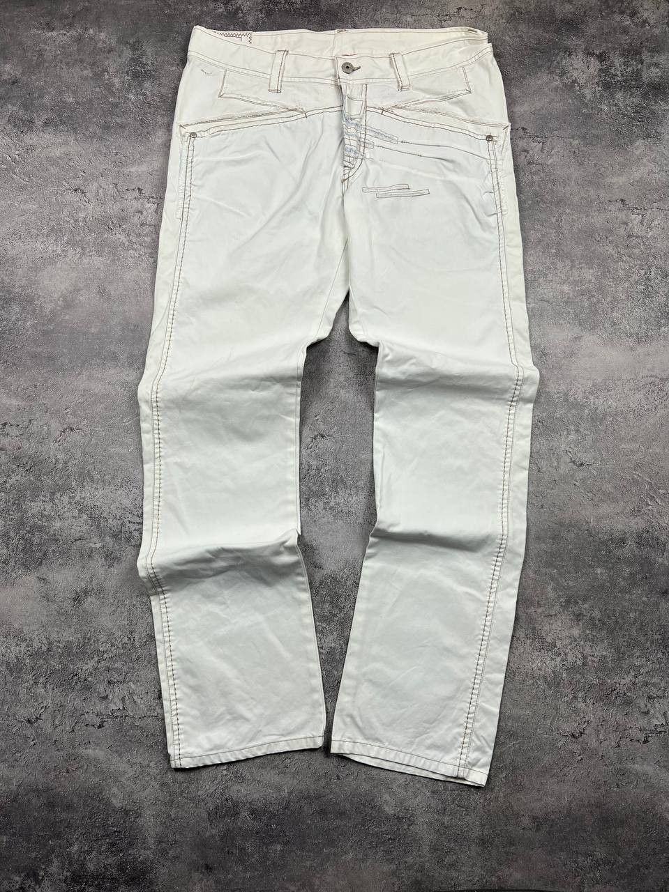Marithe Francois Girbaud Denim Distressed Avant Garde Jeans