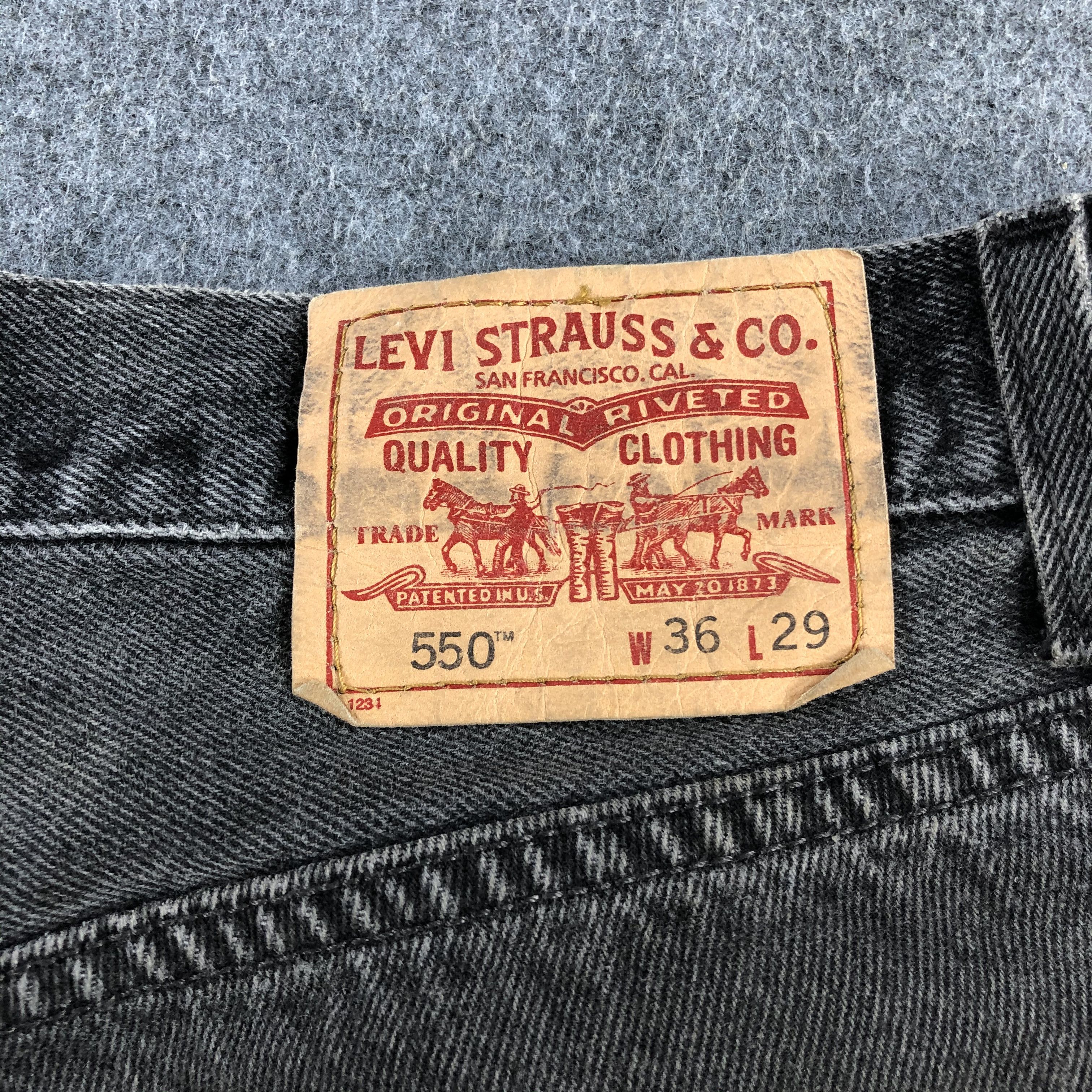Levi's Vintage Levis 550 Earth Tone Jeans-J2148 Size US 34 / EU 50 - 5 Thumbnail