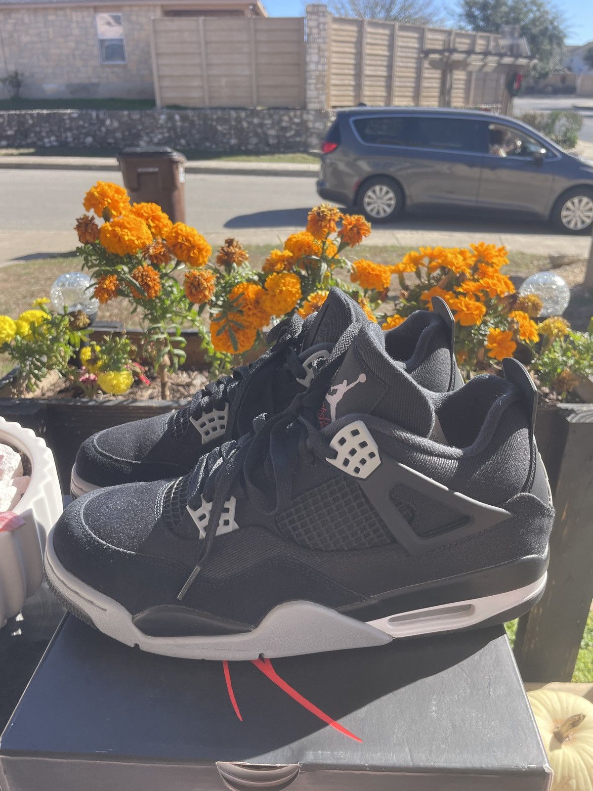 Jordan Brand Air Jordan 4 Retro SE Blk Canvas Size US 10.5 / EU 43-44 - 6 Thumbnail