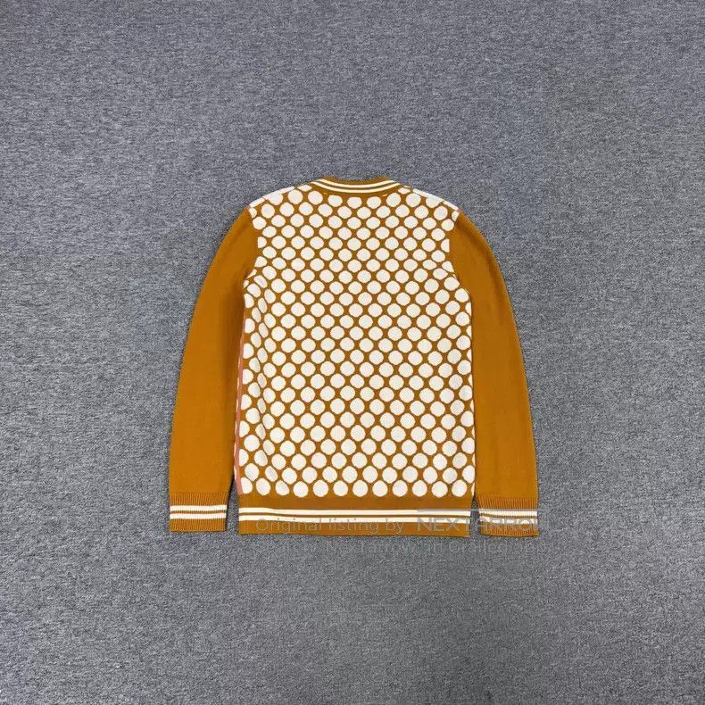 Hermes Hermes Horse-bit Polka Dot Jacquard V-neck Knit Cardigan Size XS / US 0-2 / IT 36-38 - 2 Thumbnail