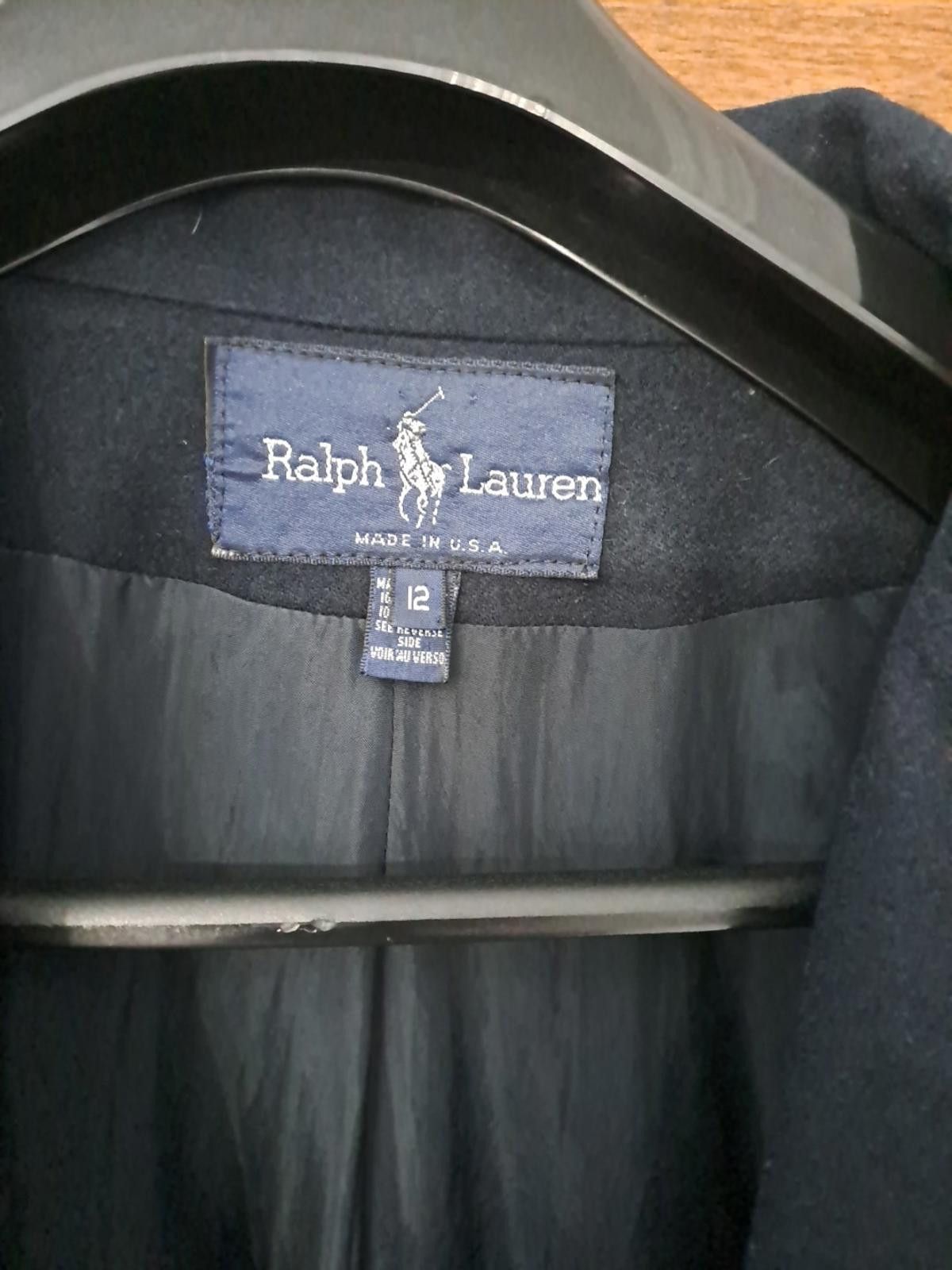 Polo Ralph Lauren Vintage Ralph Lauren 80s Wool Crest Blazer Made USA Size 12 Size M / US 6-8 / IT 42-44 - 3 Thumbnail