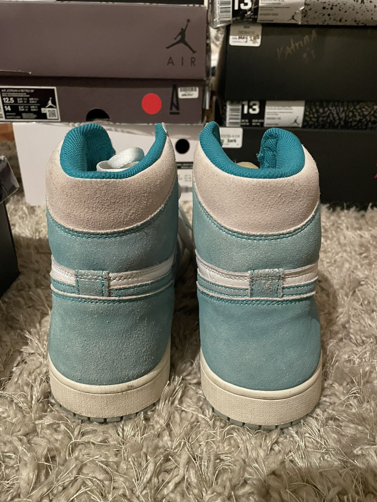 Jordan Brand Jordan 1 Turbo Green Size US 12 / EU 45 - 6 Thumbnail
