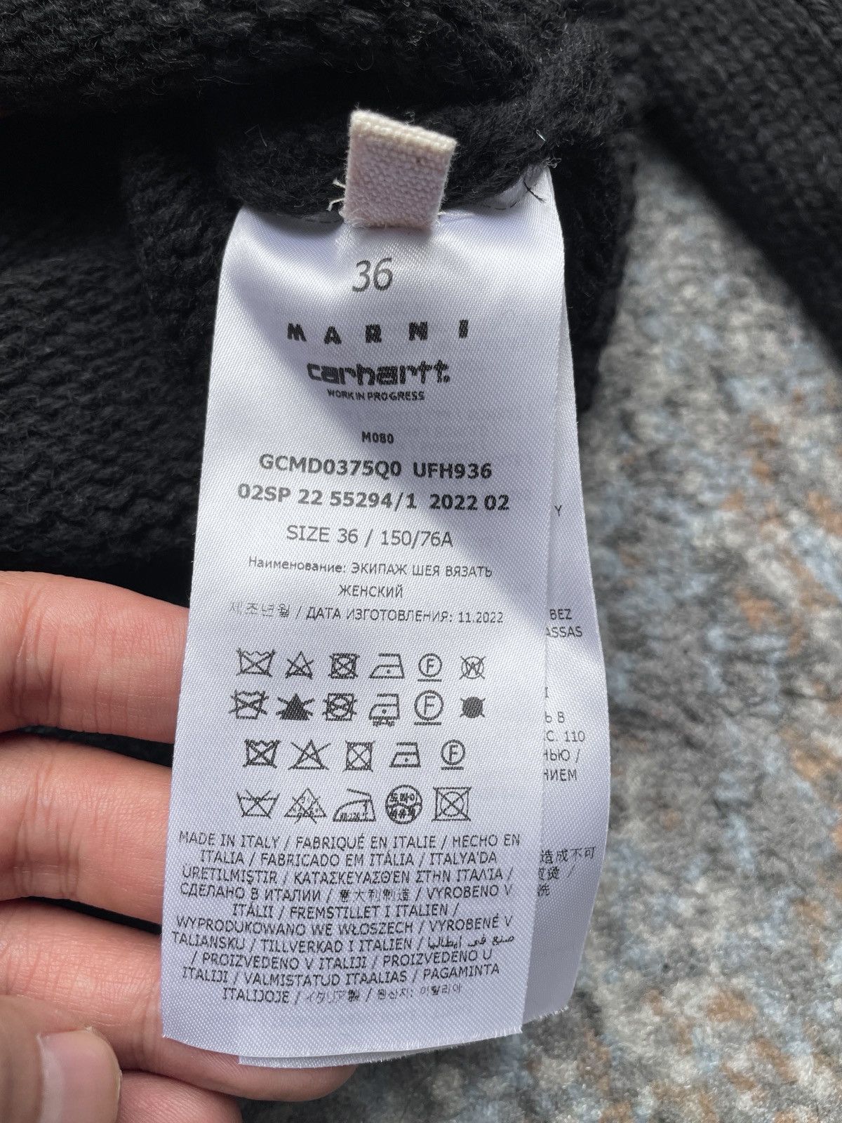 Carhartt Wip × Marni Carhartt Wip x Marni Roundneck sweater Size US XS / EU 42 / 0 - 6 Thumbnail