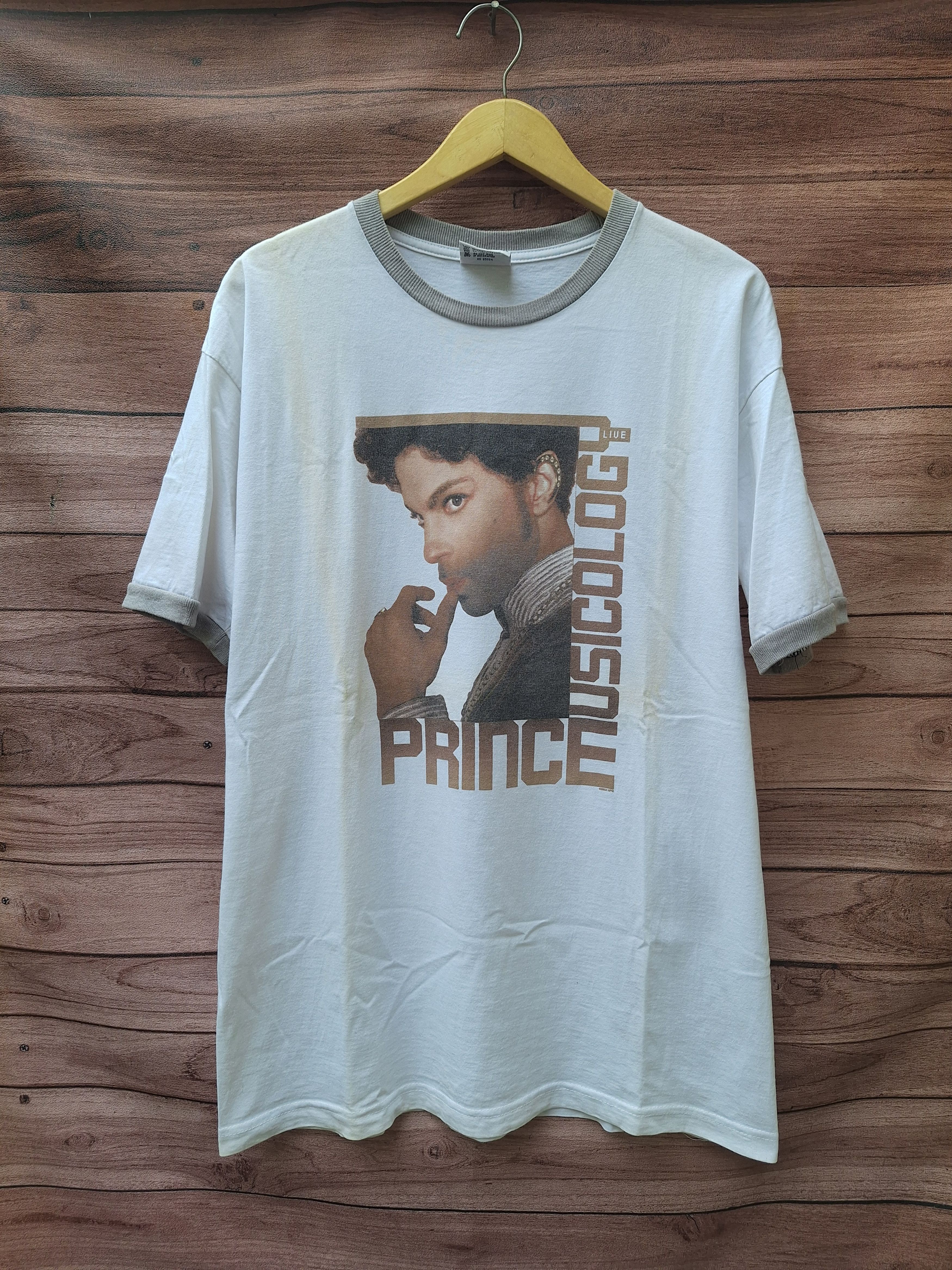 Band Tees Vintage PRINCE MUSICOLOGY 2004 purple rain sign of the times Size US L / EU 52-54 / 3 - 1 Thumbnail