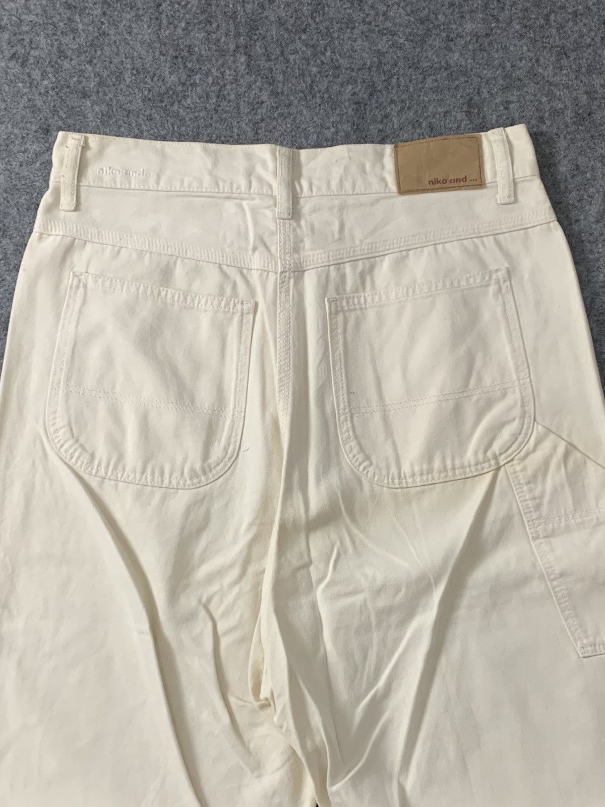 Vintage Vintage White 'Niko and Jeans' Regular Fit Carpenterpants Size US 32 / EU 48 - 8 Thumbnail