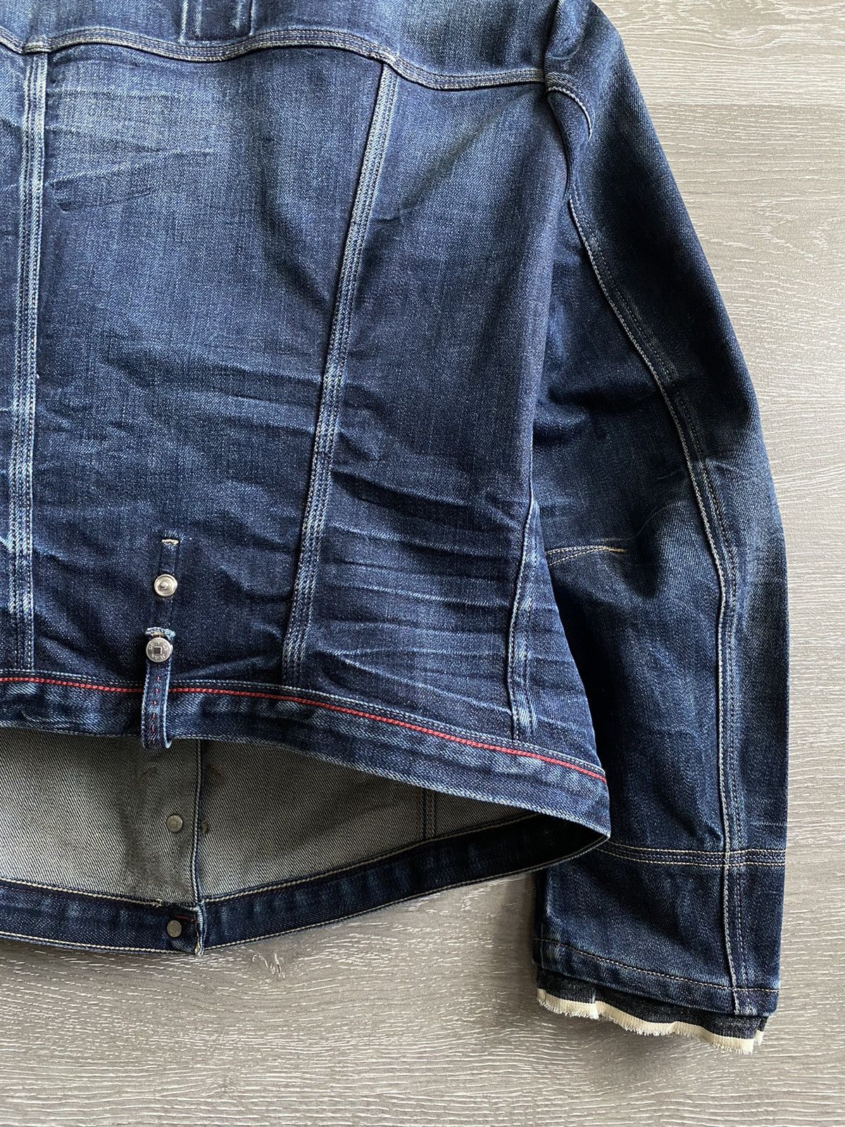 Marithe + Francois Girbaud LE JEAN DE MARITHE FRANCOIS GIRBAUD Denim Jacket Size XL / US 12-14 / IT 48-50 - 8 Thumbnail