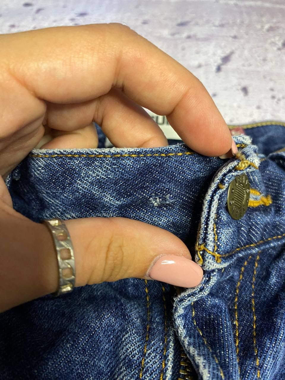 Levi's Vintage Clothing Crazy Vintage Y2K Levi's Jorts 505 Faded Denim Jeans Grunge Size 29" - 6 Thumbnail