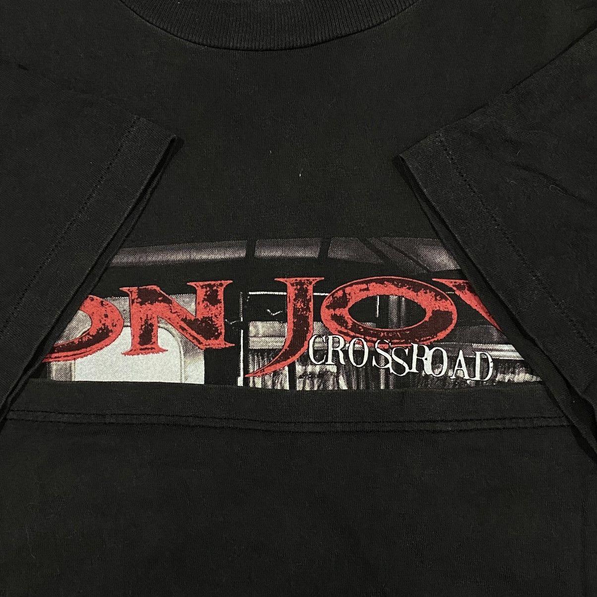 Band Tees × Brockum × Vintage Vintage rock band bon jovi album art cover crossroad Size US L / EU 52-54 / 3 - 7 Thumbnail
