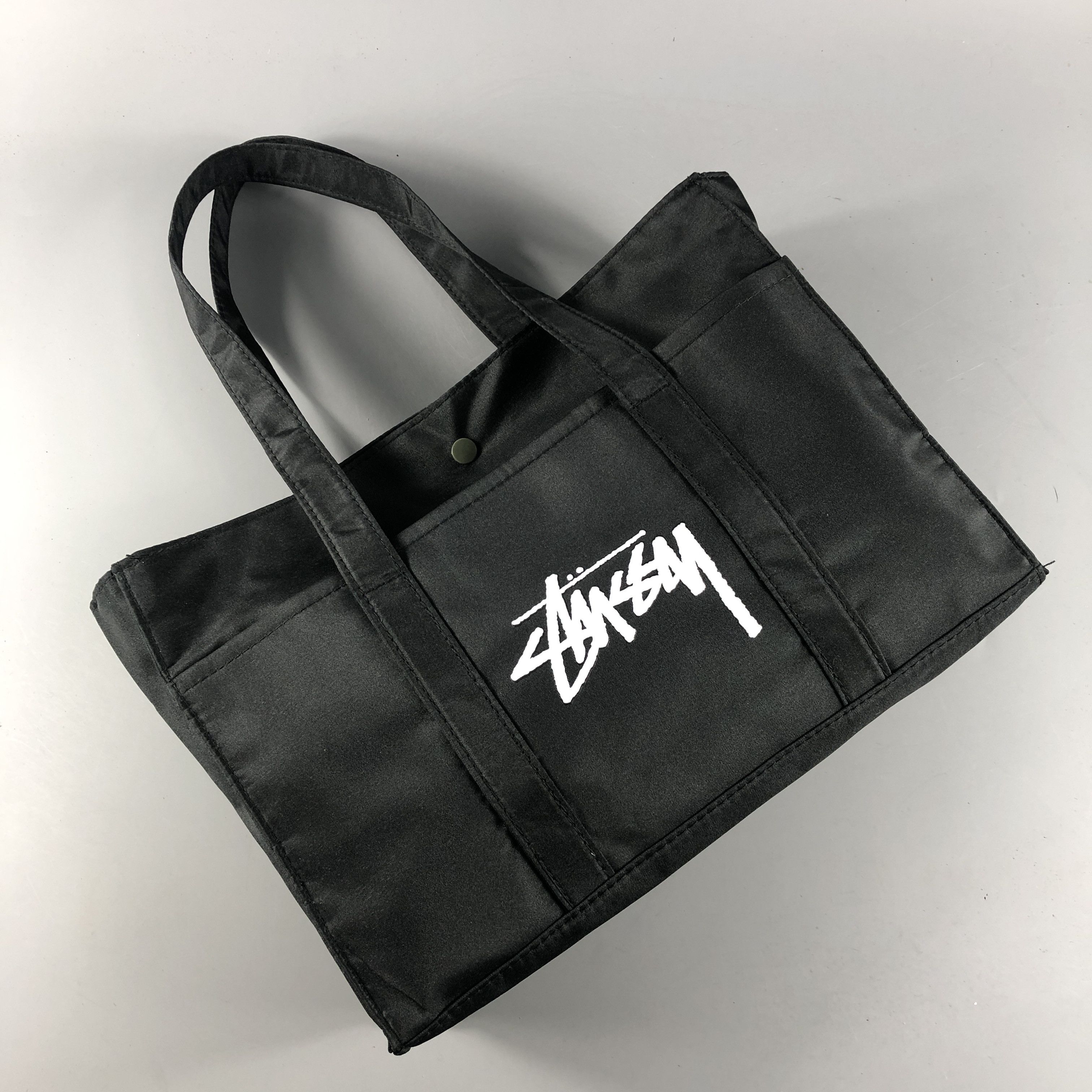 Stussy Stussy Military Colour Tote Bag Stussy Magazine Black | Grailed