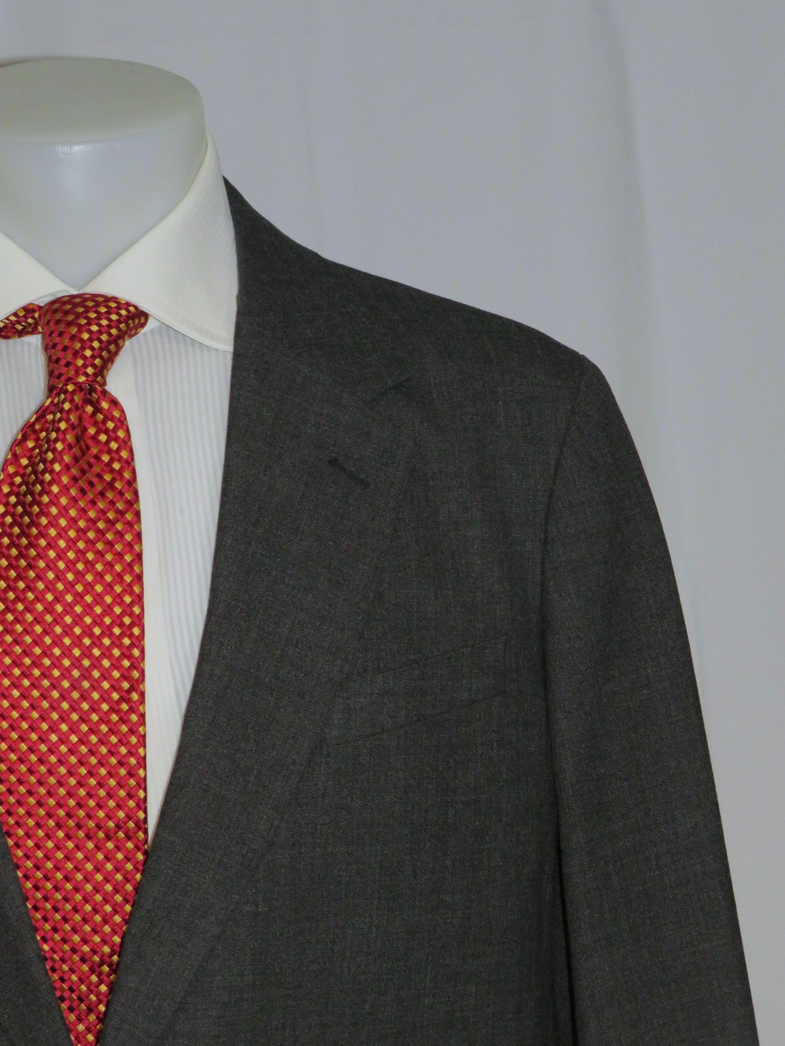 J.Crew Kenmare Halstead Gray Fresco Wool Two Button Suit 44R NWT Size 44R - 5 Thumbnail