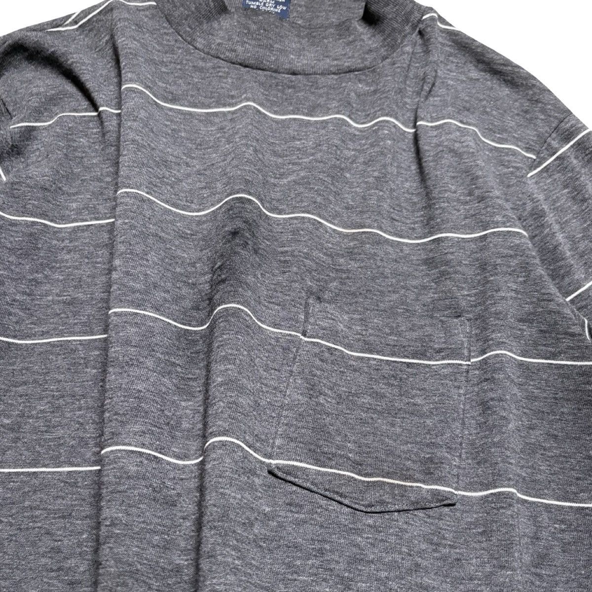 Other Vintage 80s Patrick Gray Striped Long Sleeve Distressed L Size US L / EU 52-54 / 3 - 2 Thumbnail