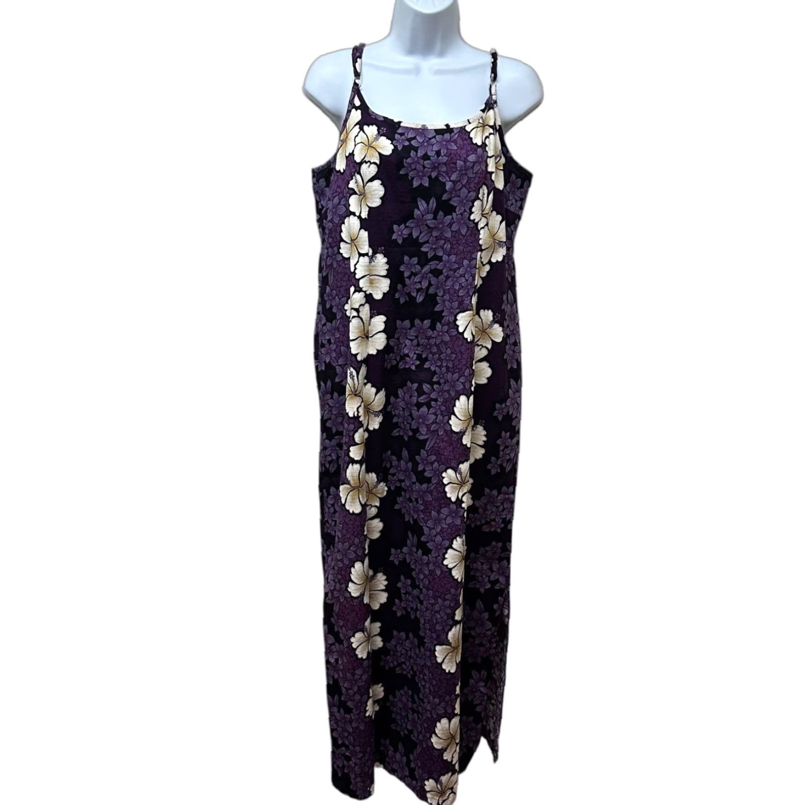 Hilo Hattie VINTAGE Hilo Hattie Hawaiian Aloha Dress Sundress Purple Floral Size 16 Womens Size XXL / US 16-18 / IT 52-54 - 1 Thumbnail