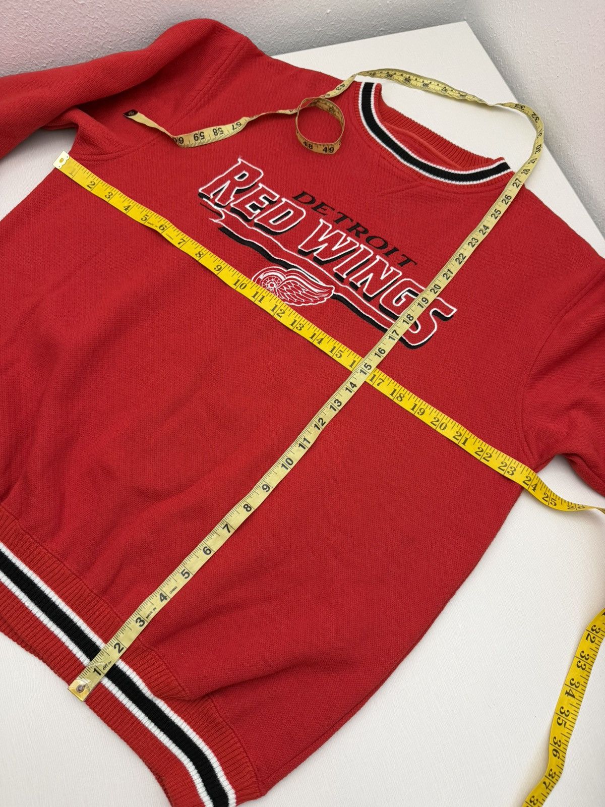 Logo Athletic 90s Detroit Red Wings Logo Athletic Heavyweight Crewneck L Size US L / EU 52-54 / 3 - 7 Thumbnail