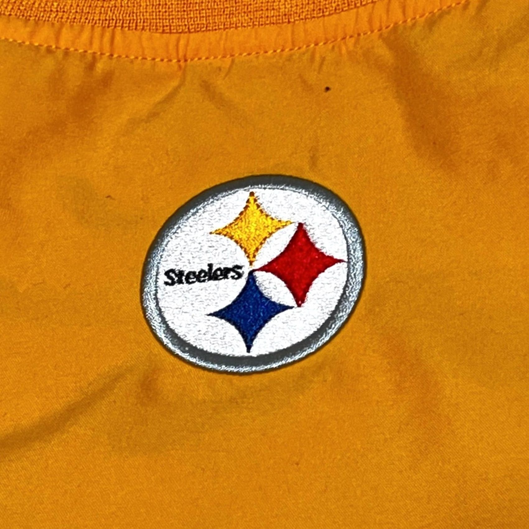 NFL NFL Tee Mens XL Gold Official Pittsburgh Steelers Team Apparel Jacket Windbreaker Size Size US XL / EU 56 / 4 - 3 Thumbnail
