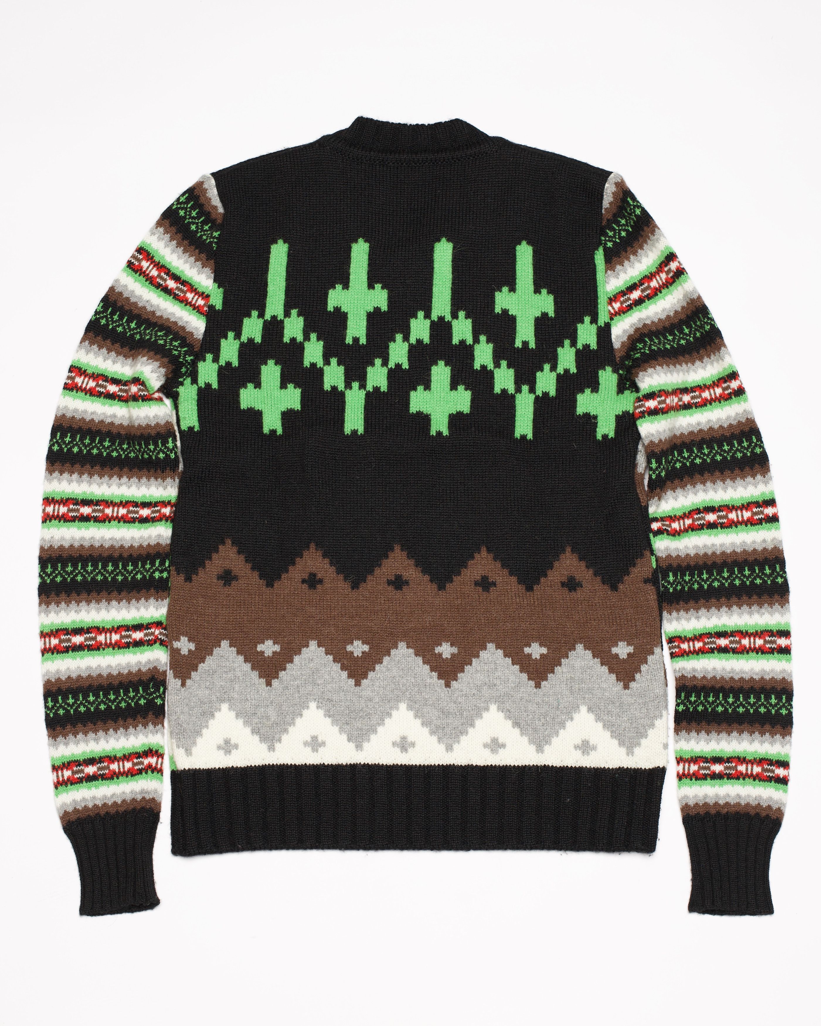 W&LT W&LT Autumn-Winter 1999/00 Digital Wool Knit Sweater Size US M / EU 48-50 / 2 - 2 Thumbnail