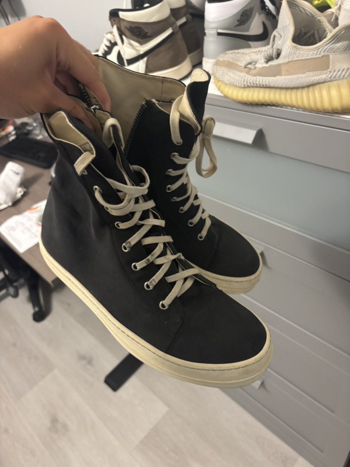 Rick Owens Drkshdw Rick owens ramone drkshdw high Size US 10 / EU 43 - 7 Thumbnail