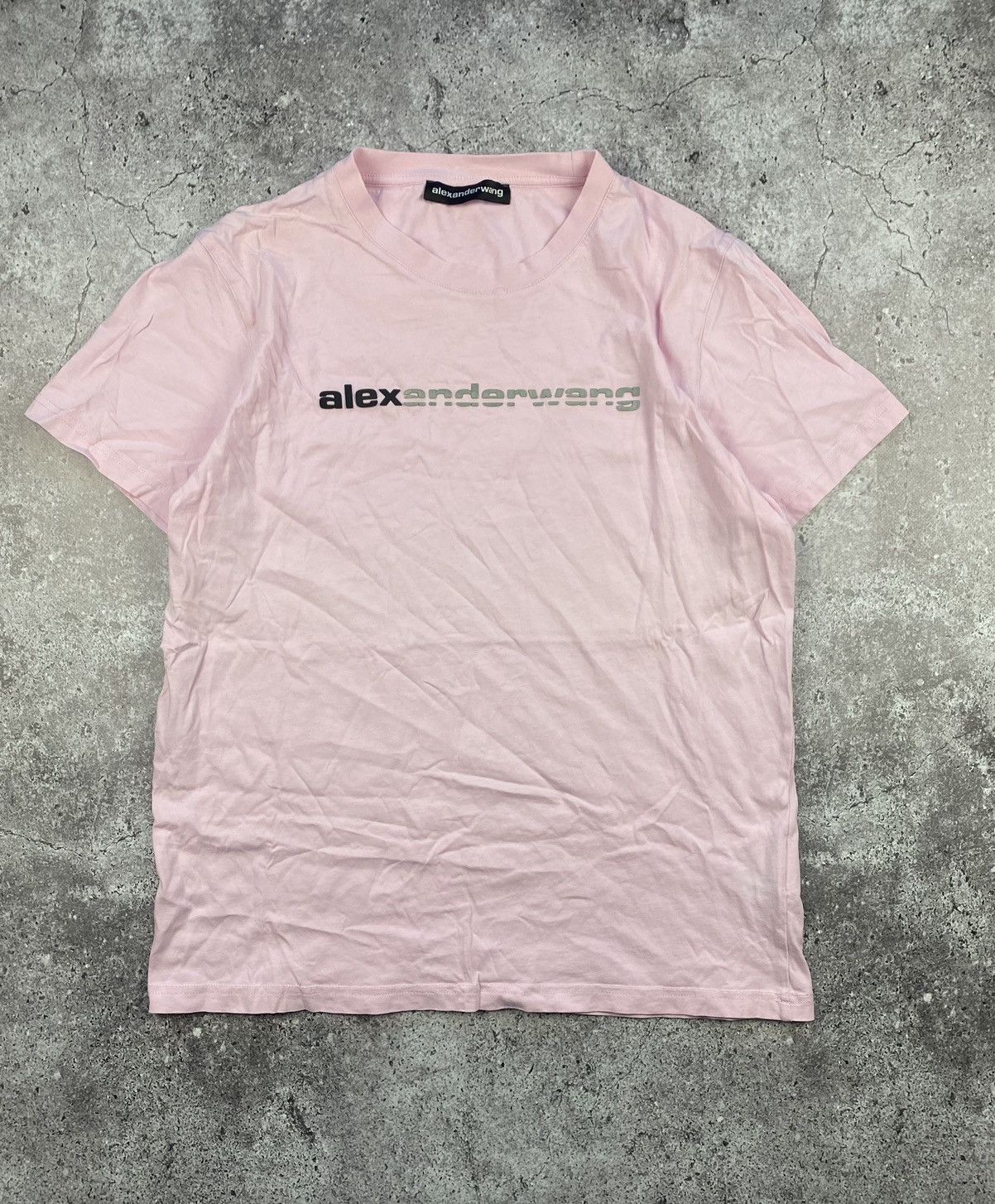 wang tops alexander wang pink t shirt