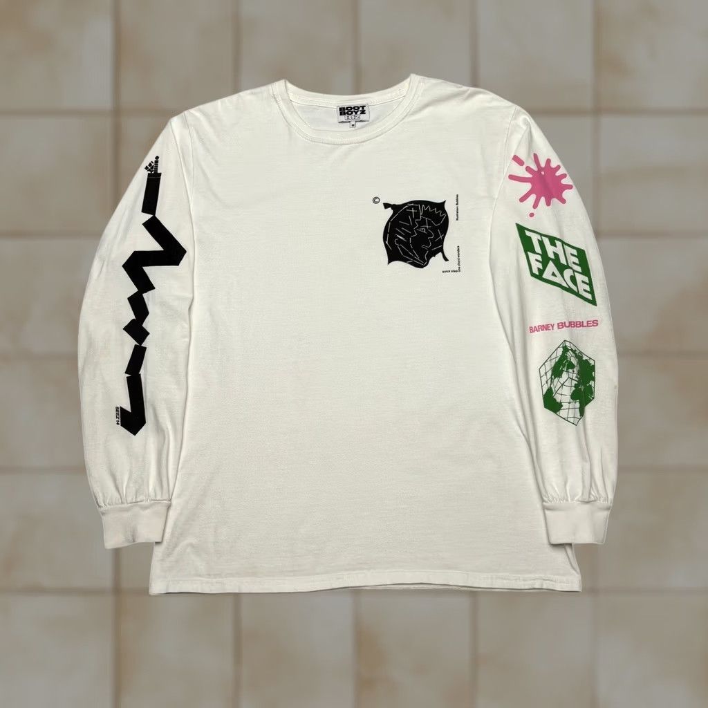 Boot Boyz Biz Boot Boyz Biz Long Sleeve T Shirt Men's Medium White Barney Bubbles Size US M / EU 48-50 / 2 - 1 Thumbnail
