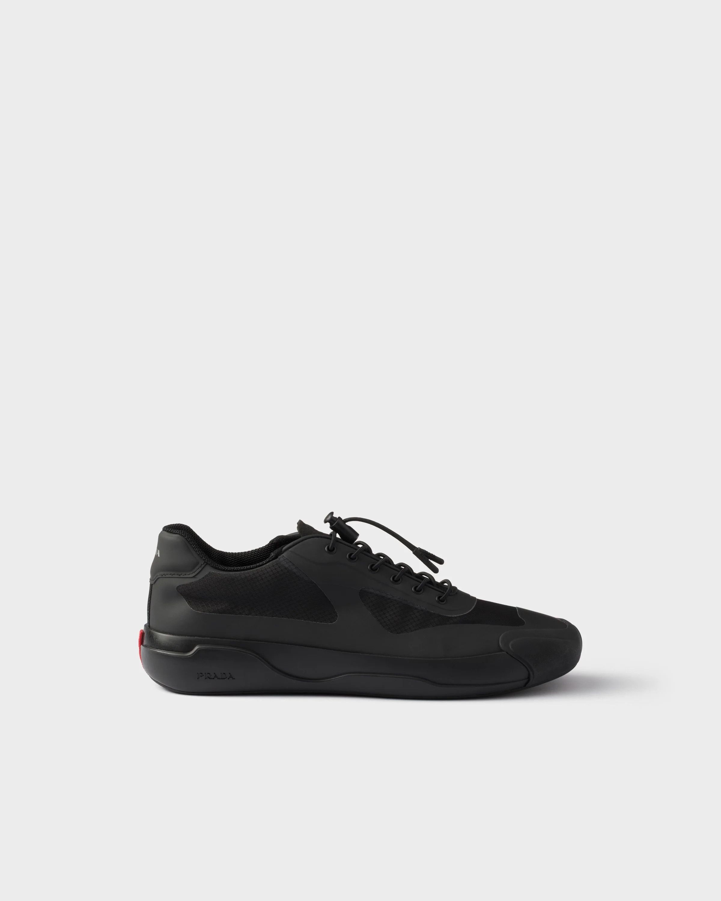 Prada o1la1rc1a0226 Technical Fabric Sneakers in Black Size US 8 / EU 41 - 2 Thumbnail