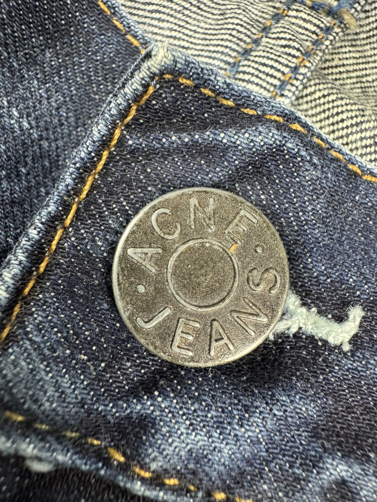 Acne Studios Vintage 00s Acne Studios jeans washed denim slim skinny hedi Size US 31 - 15 Thumbnail