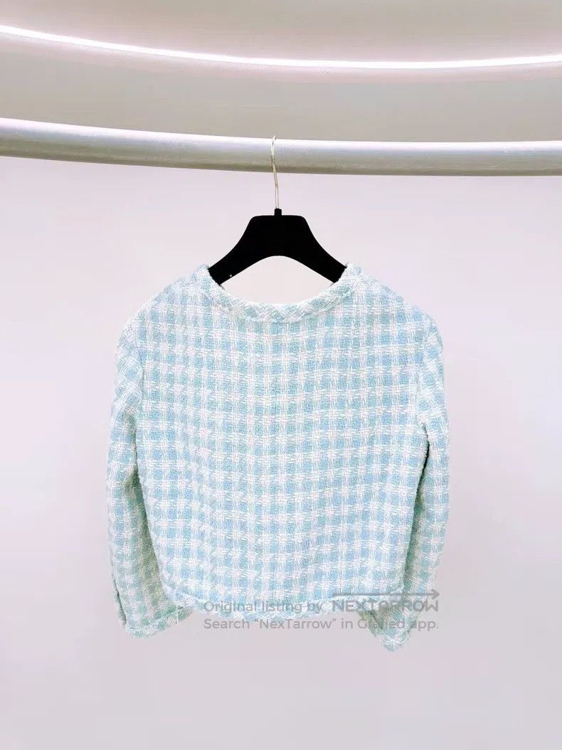 Chanel Chanel 23s green double-breasted jacket Size XS / US 0-2 / IT 36-38 - 2 Thumbnail