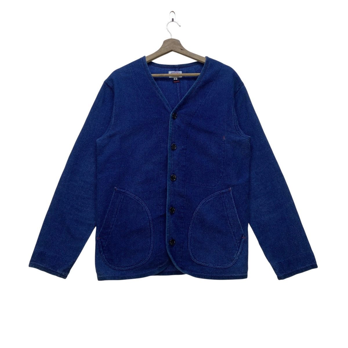 Japanese Brand Japanese Traditonal Gaijin Made Sashiko Kendo Indigo Jacket Size US M / EU 48-50 / 2 - 1 Thumbnail