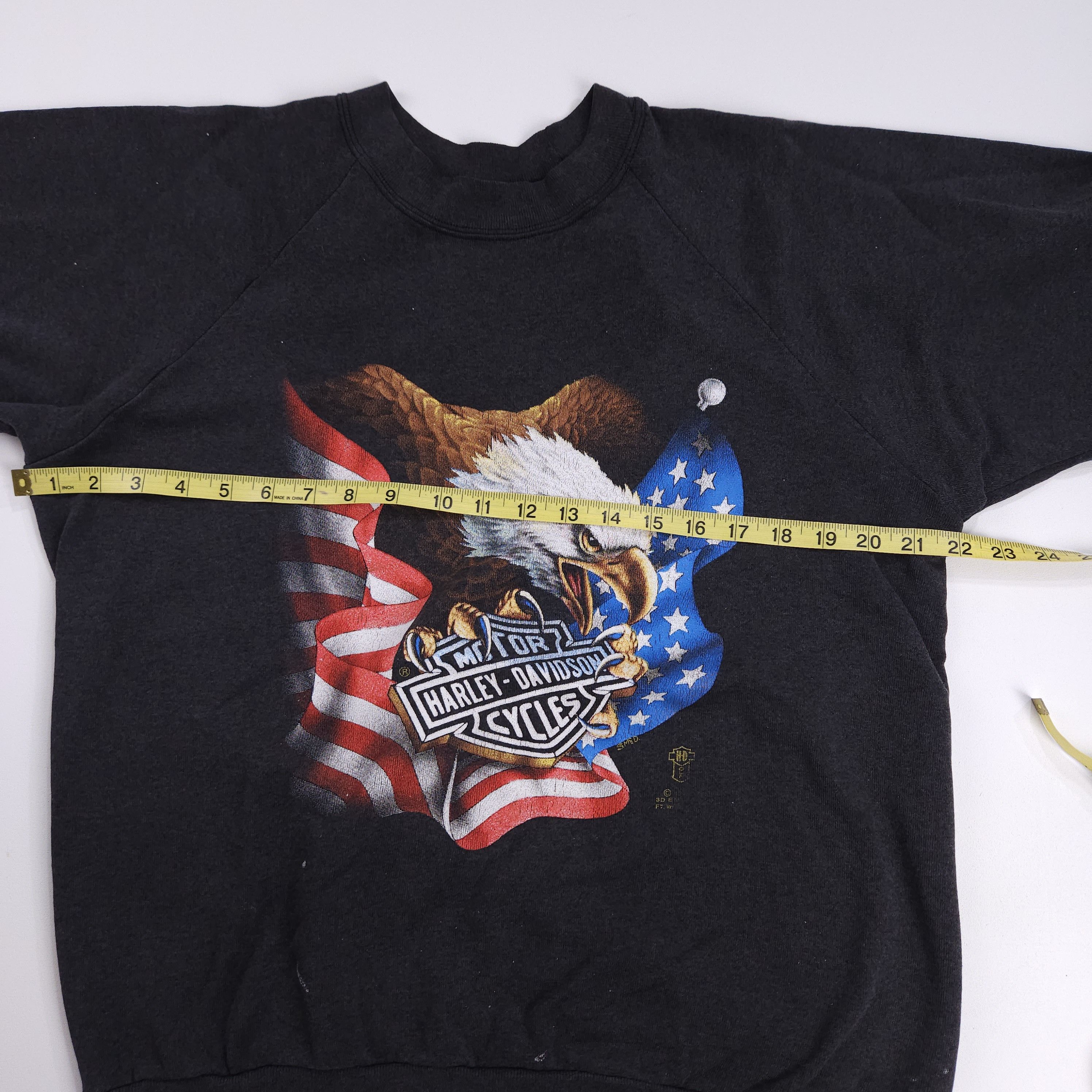 Vintage Harley Davidson 3D Emblem 80s American Legend Eagle
