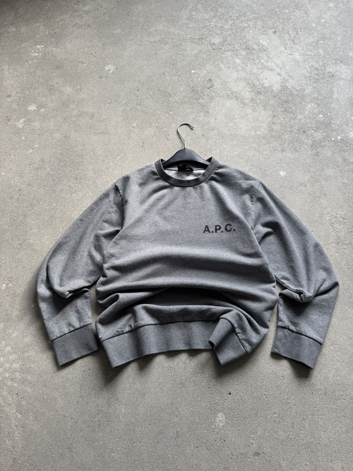 A.P.C. Vintage A.P.C Sweatshirt Grey Size US S / EU 44-46 / 1 - 2 Thumbnail