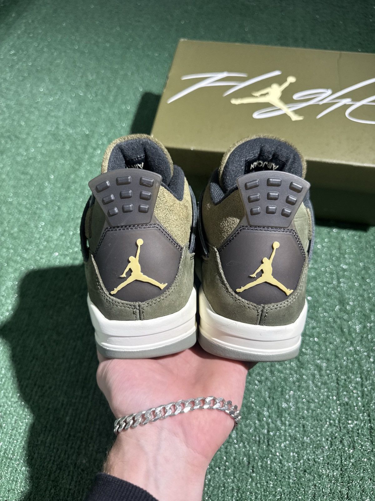 Jordan Brand Jordan 4 craft medium olive Size US 9 / EU 42 - 3 Thumbnail