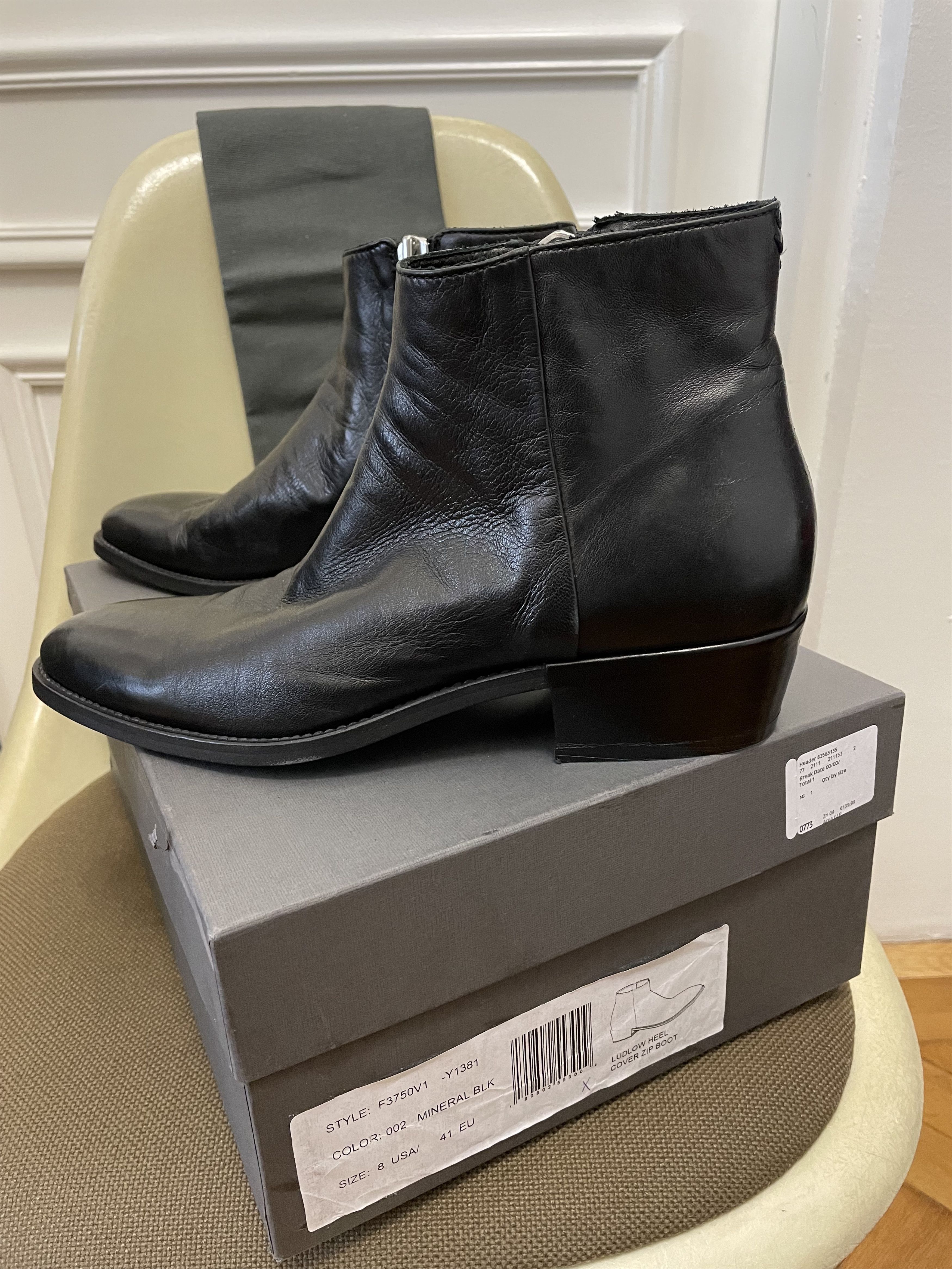 John Varvatos John Varvatos collection Ludlow Heel Boots NEW SIZE 41 Grailed