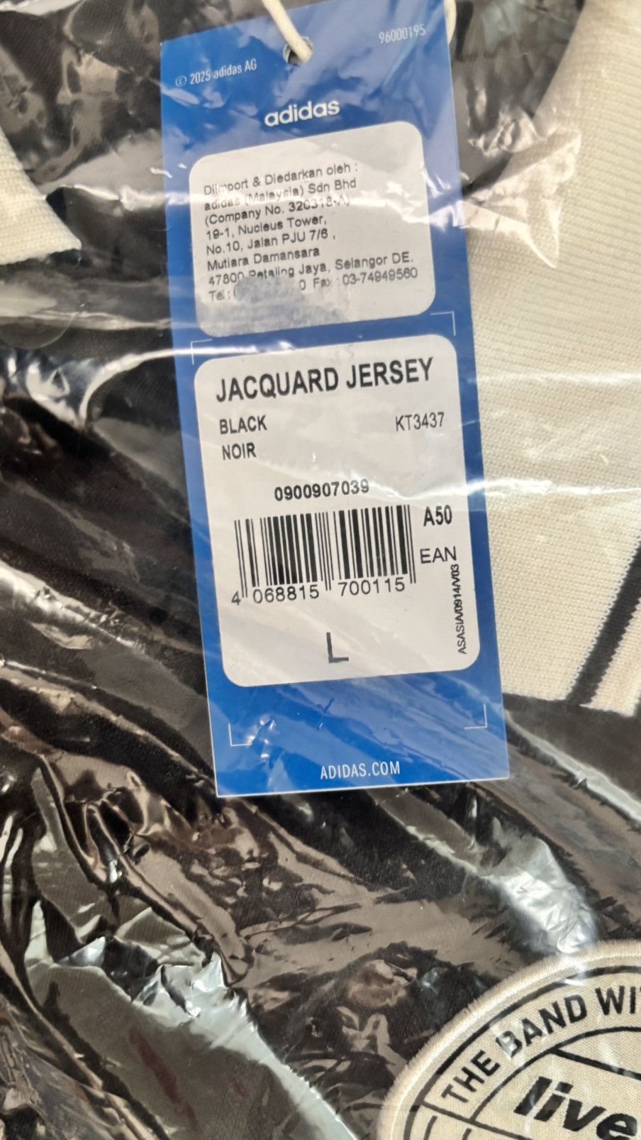 Adidas Adidas Oasis Jersey Tour 2025 Size US L / EU 52-54 / 3 - 3 Thumbnail