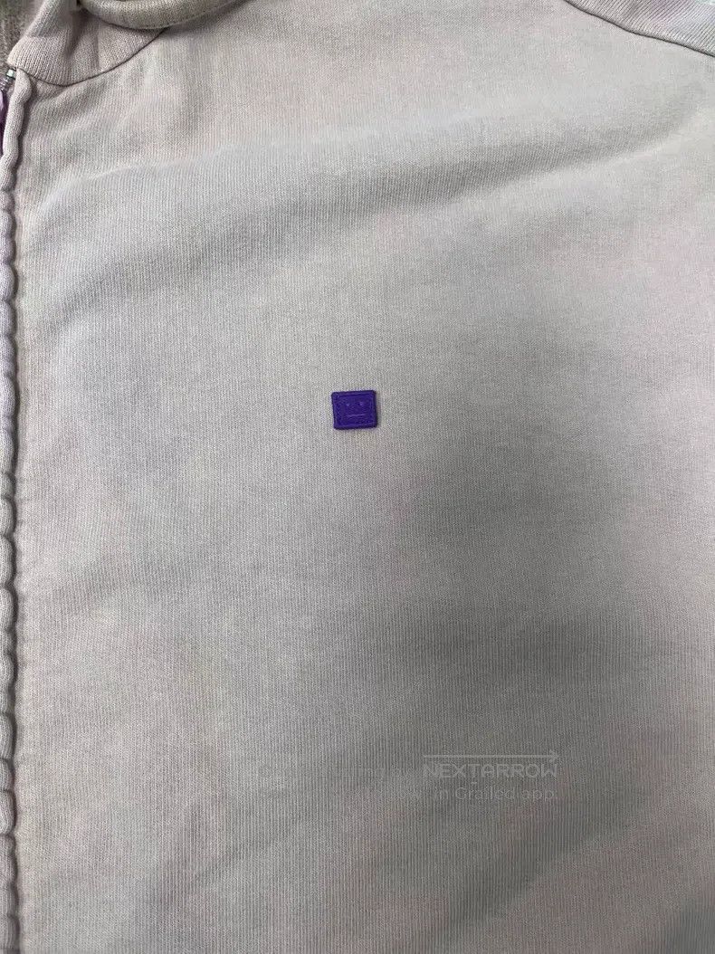 Acne Studios Acne Studios Face expression faded zippered hooded sweater Size US S / EU 44-46 / 1 - 3 Thumbnail