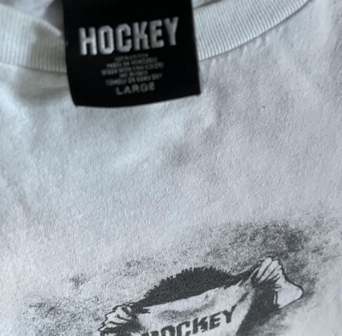 Hockey Skateboards Rare HOCKEY White Tee Size US L / EU 52-54 / 3 - 5 Thumbnail