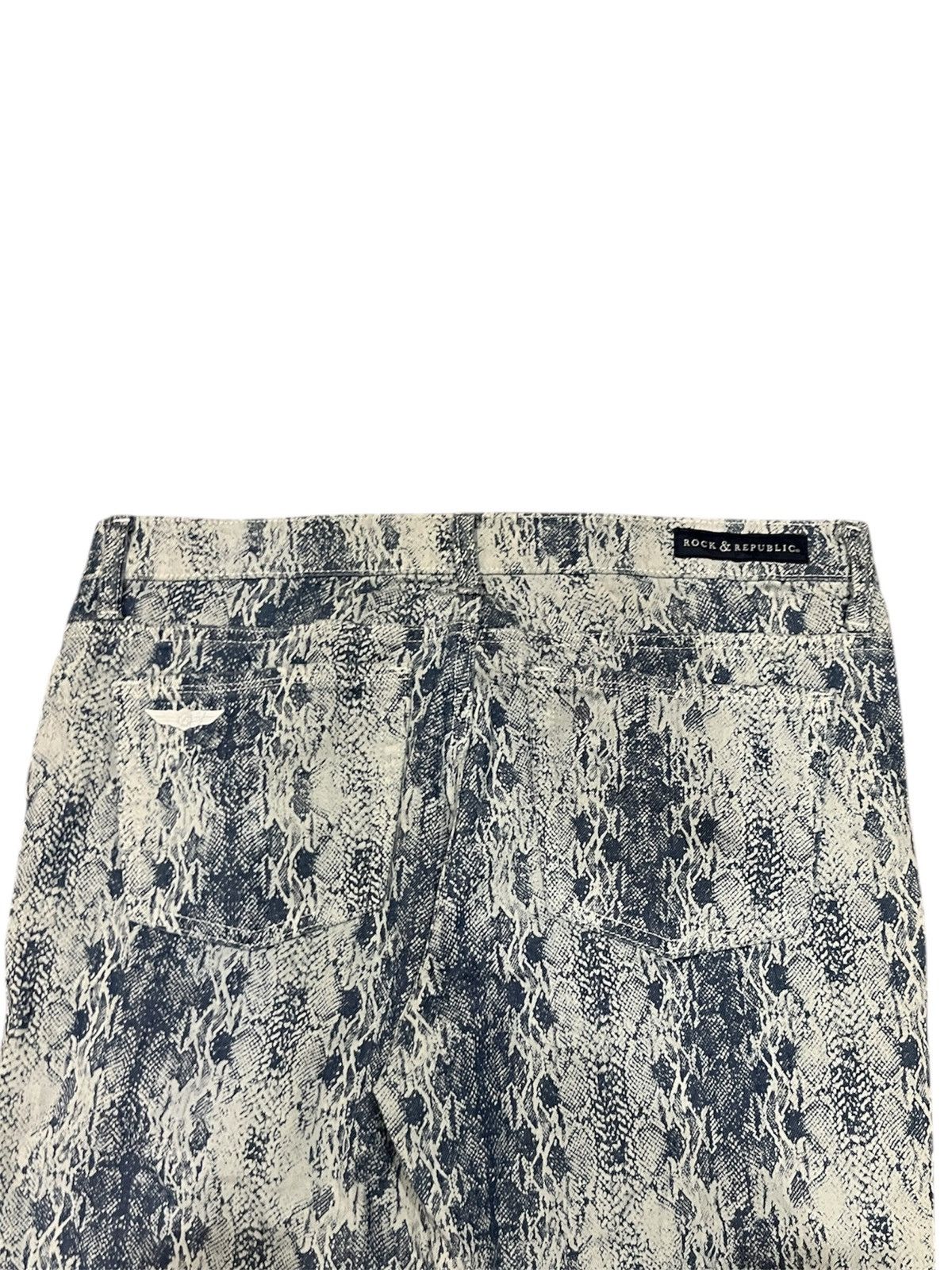 Hysteric Glamour × If Six Was Nine × Le Grande Bleu (L.G.B.) Rock & Republic Python Skin Pant Art Size US 36 / EU 52 - 5 Thumbnail