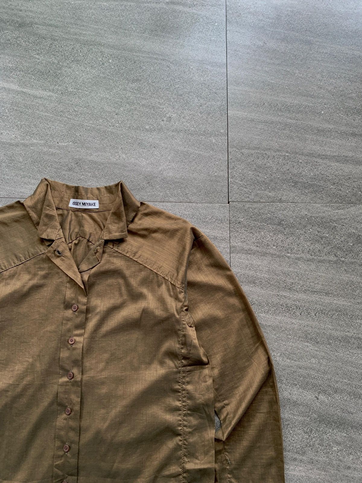 Issey Miyake FREE TAX! Splitter Long sleeve Shirt Size US S / EU 44-46 / 1 - 3 Thumbnail