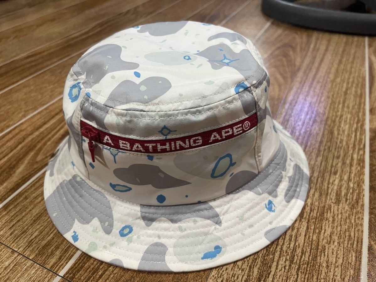 Japanese Brand Bape bucket hat space camou Size ONE SIZE - 2 Thumbnail