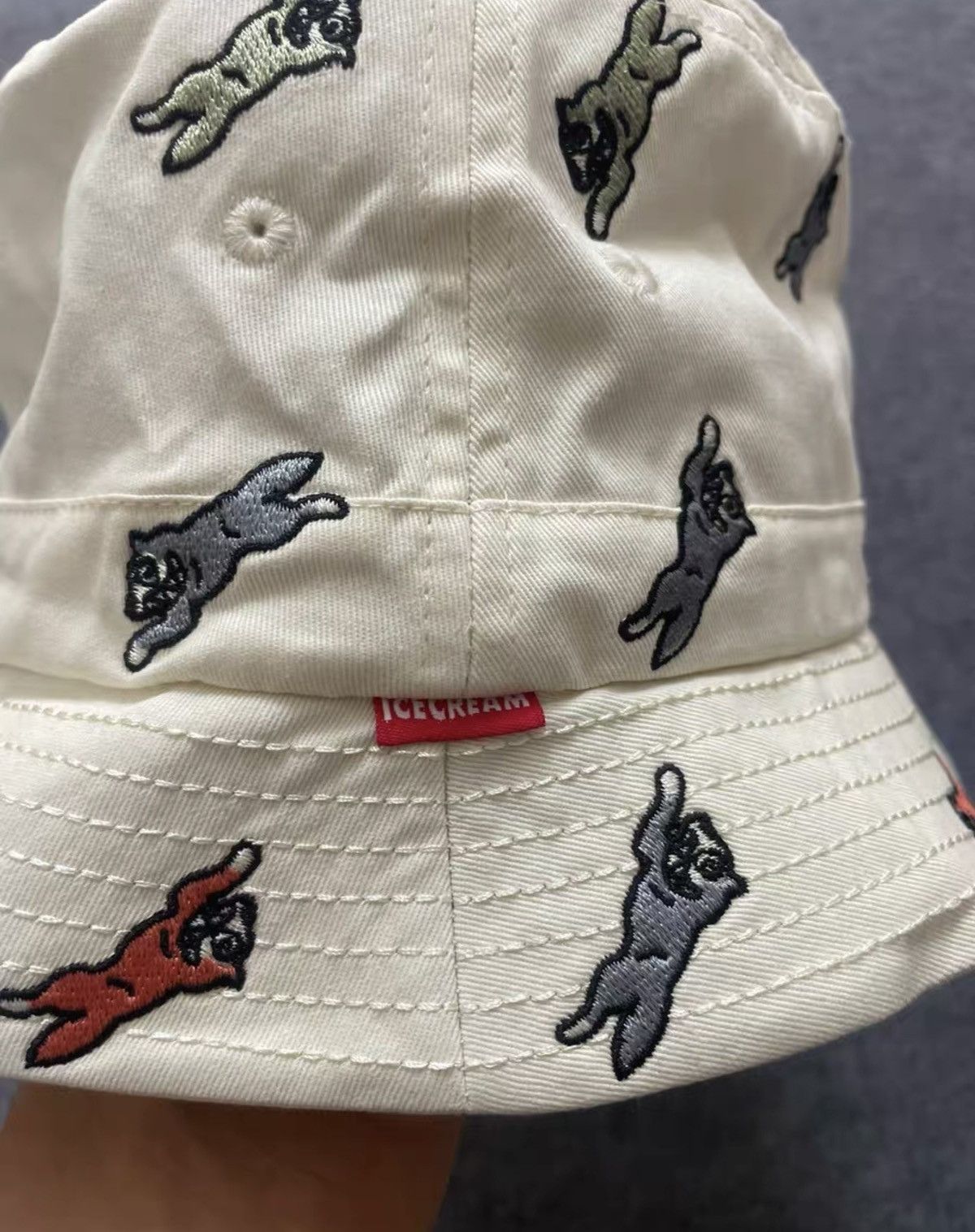 Billionaire Boys Club BBC ICECREAM Embroidered Flying Dog Bucket Hat Size ONE SIZE - 3 Thumbnail