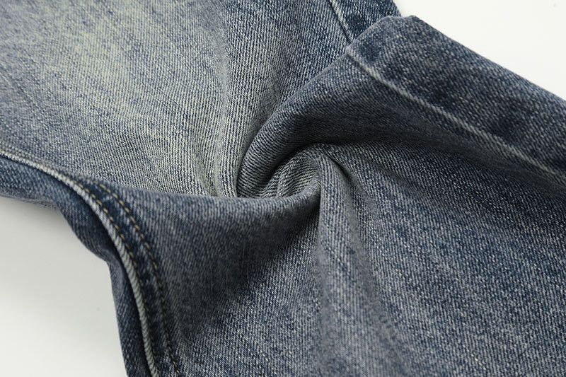 Jean Street vibe retro washed distressed men's loose casual jeans Size US 32 / EU 48 - 5 Thumbnail