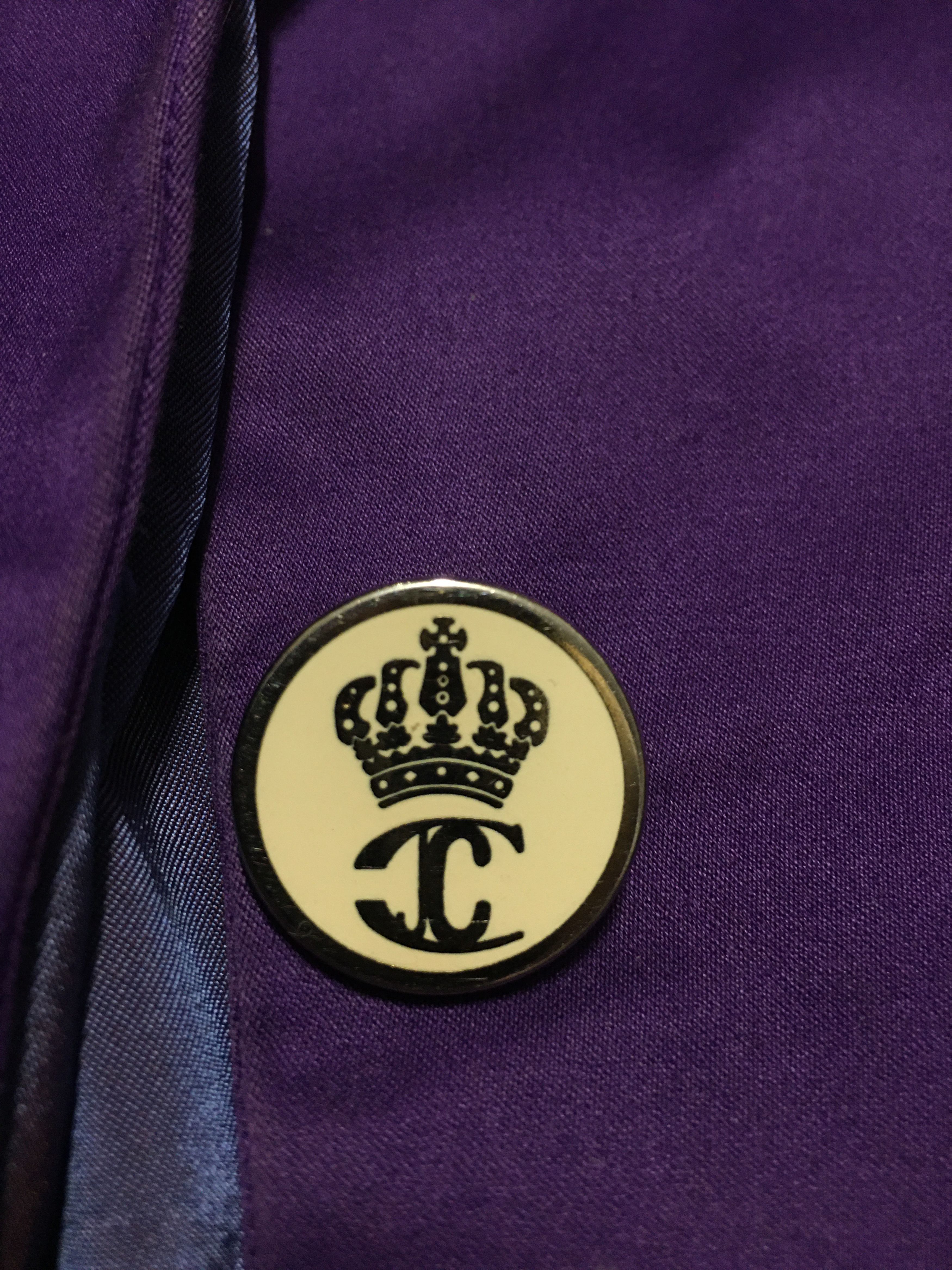 Just Cavalli Just Cavalli Purple Cotton Blend Satin Jacket Blazer IT40 Size S / US 4 / IT 40 - 11 Thumbnail