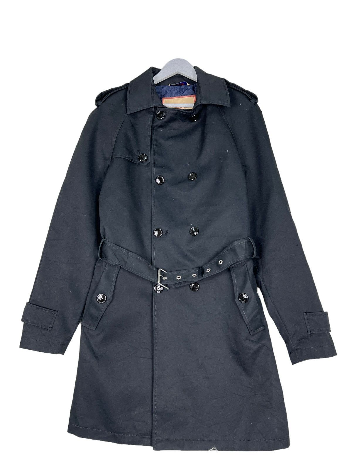 Japanese Brand 🔥 ZARA MAN BELT TRENCH COATS Size US M / EU 48-50 / 2 - 2 Thumbnail