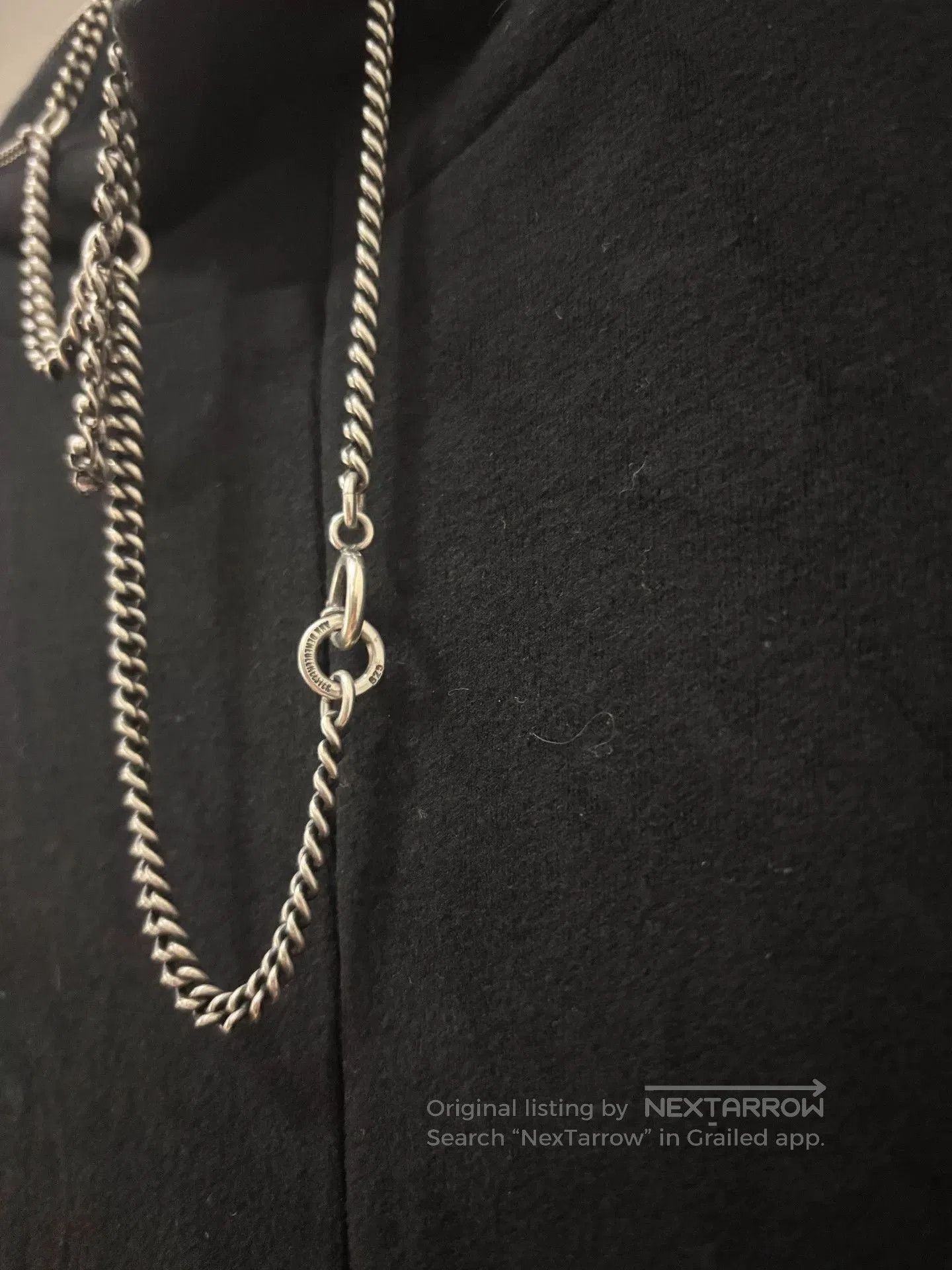 Ann Demeulemeester Ann Demeulemeester 925 Silver Feather Necklace. Size ONE SIZE - 7 Thumbnail