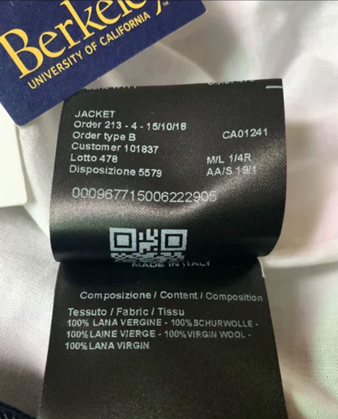Calvin Klein 205W39NYC CALVIN KLEIN 205W39NYC International Wool Suit Jacket Size US M / EU 48-50 / 2 - 4 Thumbnail