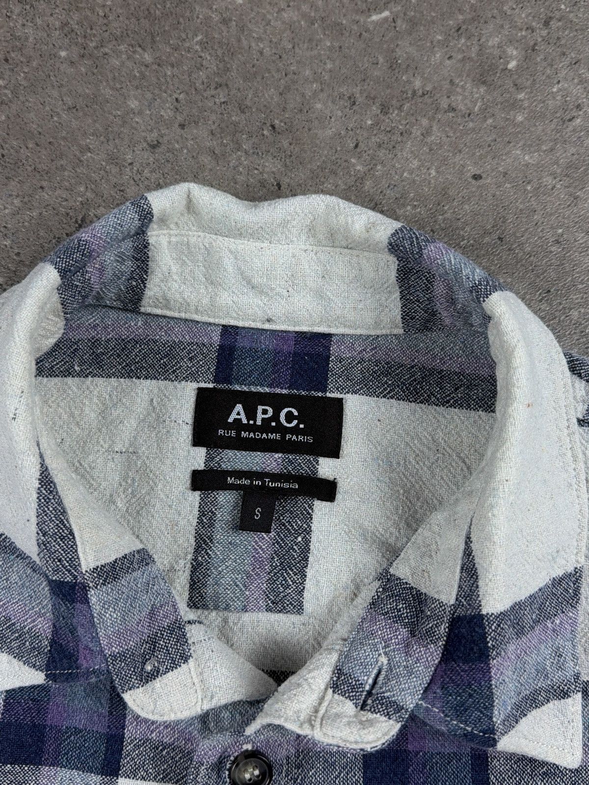 A.P.C. APC Flannel checkered shirt Size US S / EU 44-46 / 1 - 2 Thumbnail