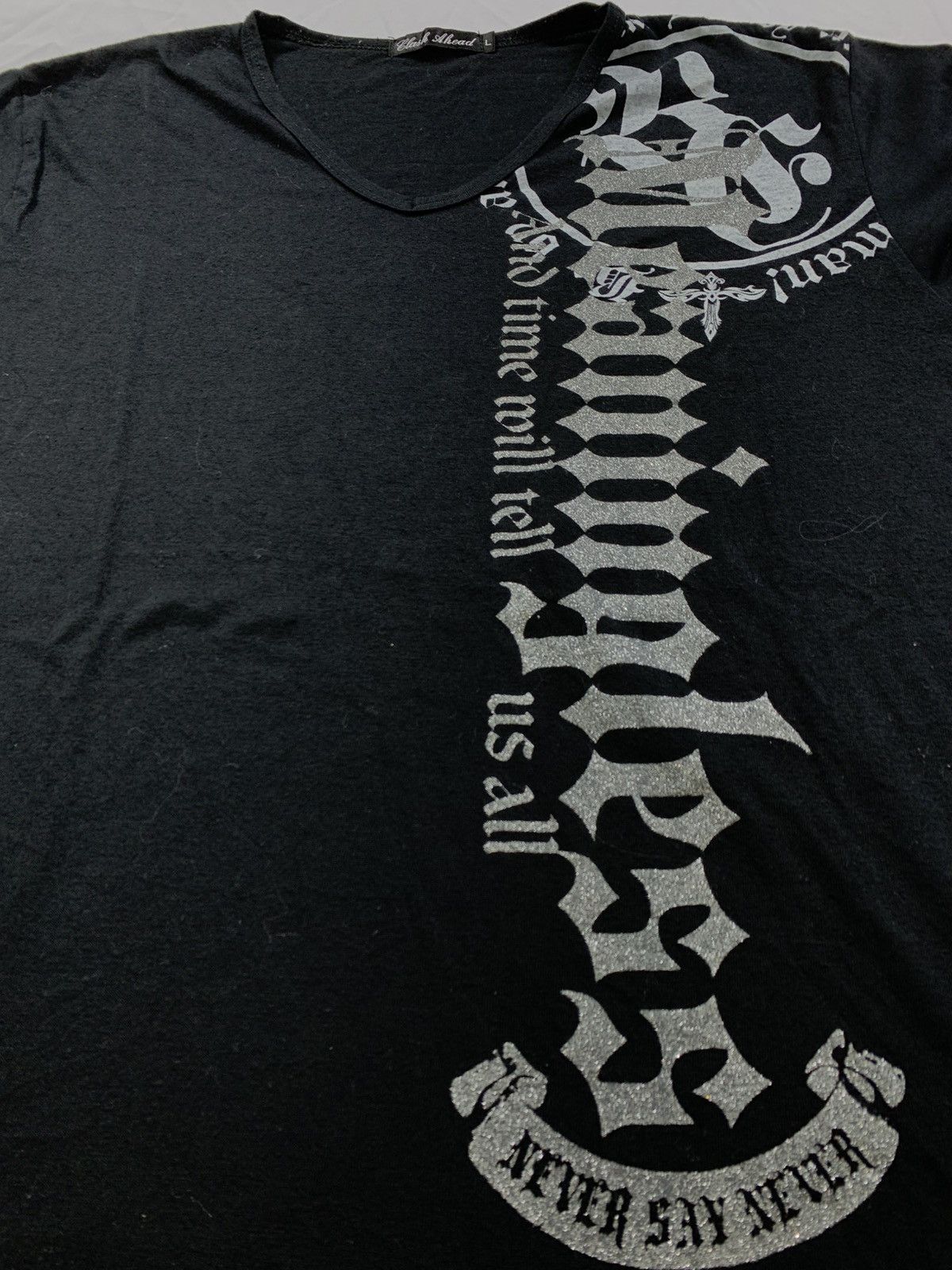 If Six Was Nine Japanese Clasehead Poem Grunge Smoke Gothic Long Slevee Size US M / EU 48-50 / 2 - 3 Thumbnail