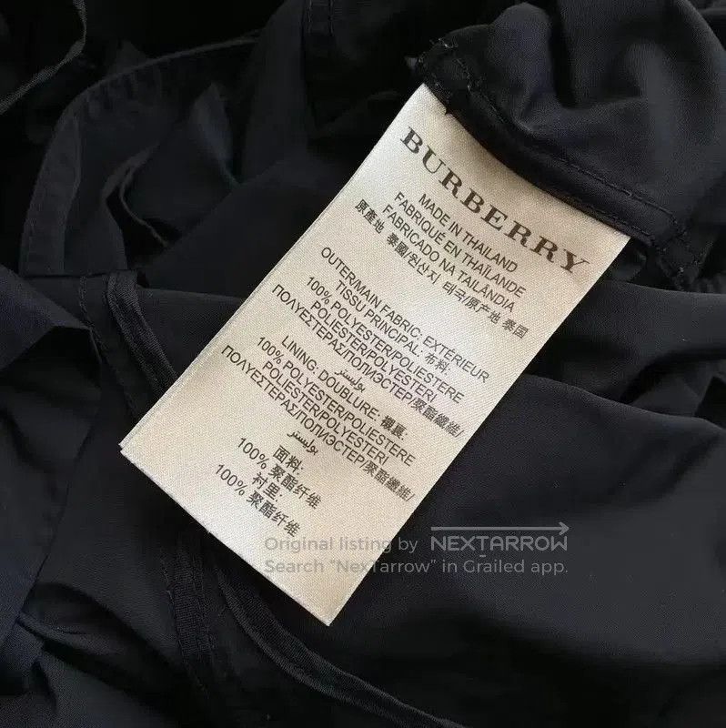 Burberry Burberry Black Polyester Women's Trench Coat. Size XXS / US 00 / IT 34 - 5 Thumbnail