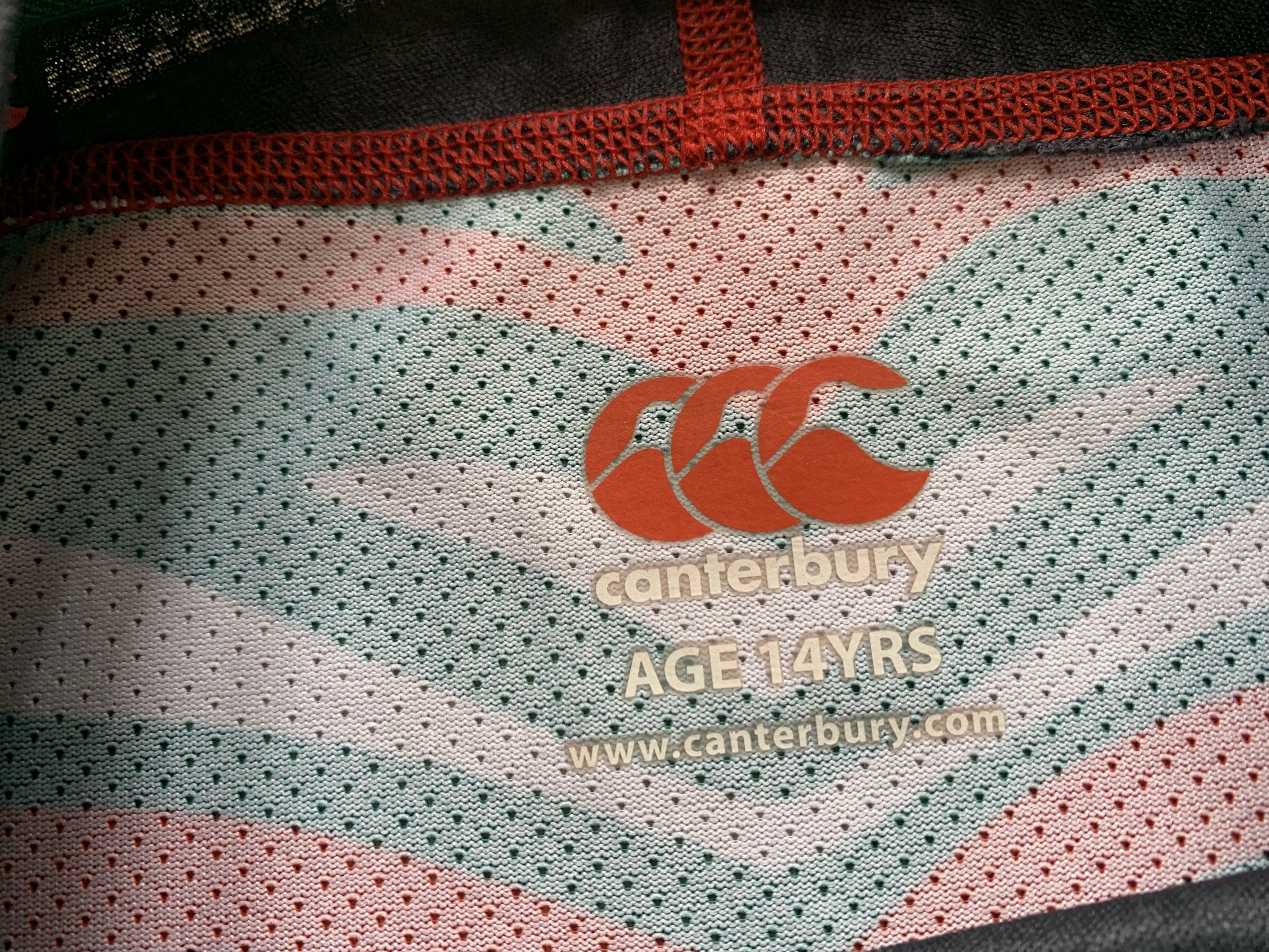 Canterbury of New Zealand Canterbury Leicester Tigers Training Rugby Youth Jersey Size US XXS / EU 40 - 6 Thumbnail