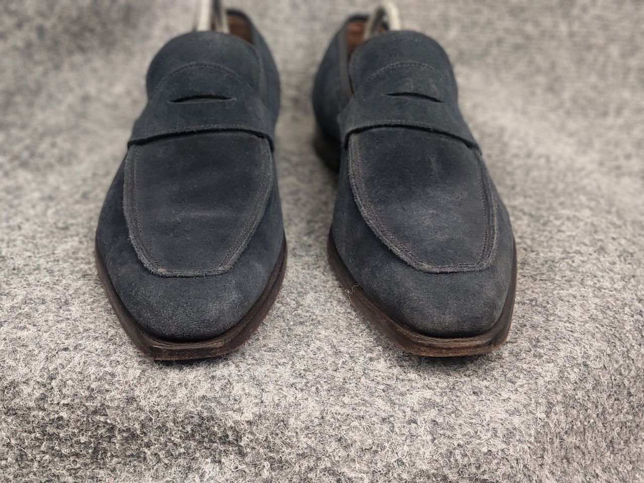 George Cleverley George Cleverley HandMad suede Leather Classic penny Loafers Size US 11 / EU 44 - 6 Thumbnail