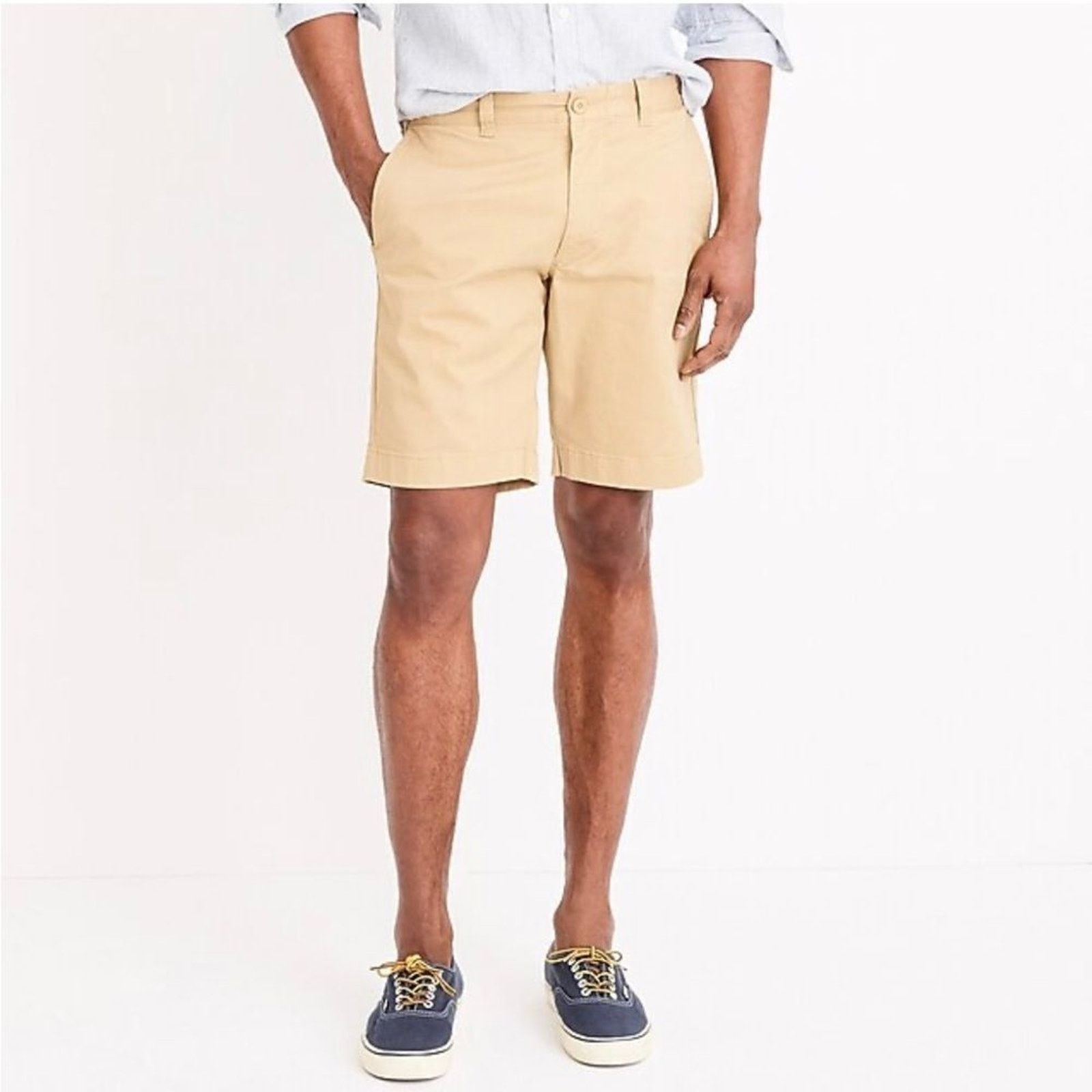 J.Crew J.Crew Gramercy Chino Shorts Mens 30W Pale Yellow Size US 30 / EU 46 - 5 Thumbnail