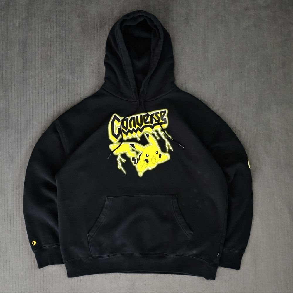 Converse Converse Pokémon Pikachu Men's 25th Celebration Hoodie Size Size US XL / EU 56 / 4 - 1 Thumbnail