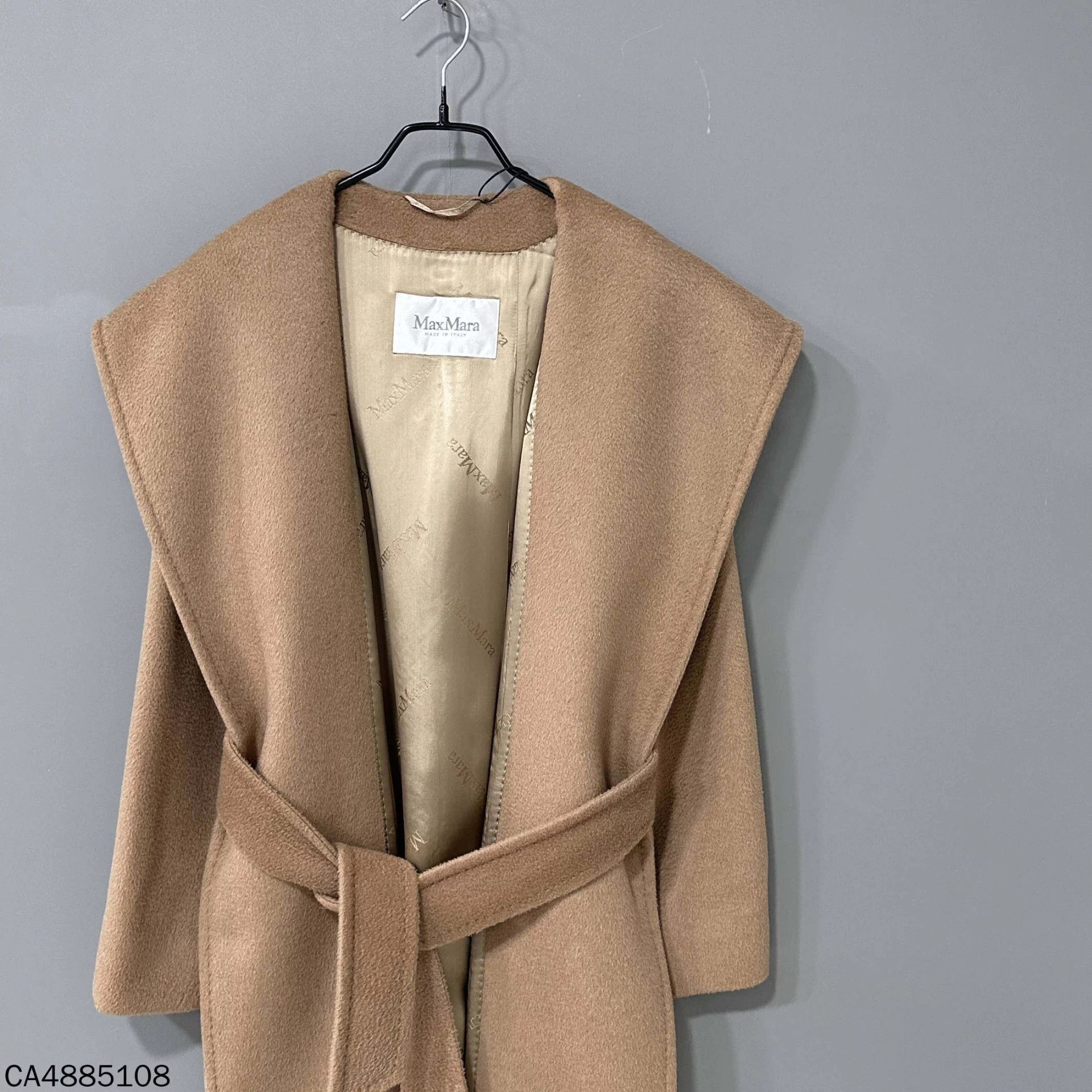 Max Mara MaxMara Rialto Camel 99 New 42 Robe Coat Size XL / US 12-14 / IT 48-50 - 2 Thumbnail